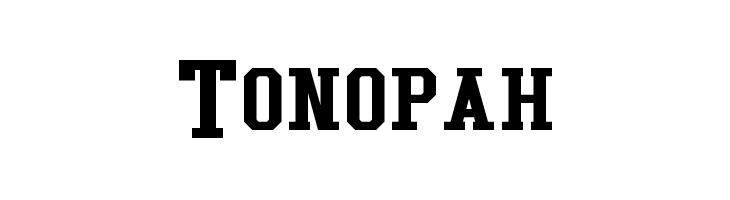 Tonopah Font