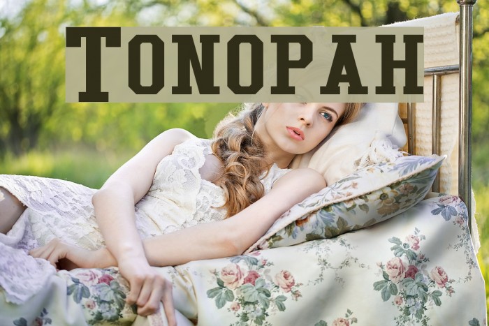 Tonopah Font examples