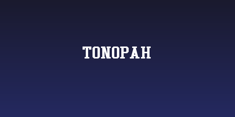 Tonopah Social Header