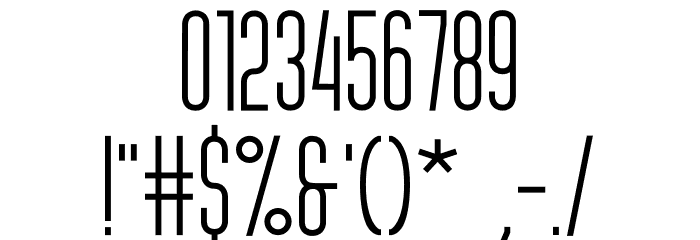 TonyTony Demo Font OTHER CHARS