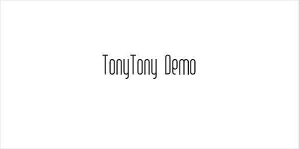 TonyTony Demo Logo