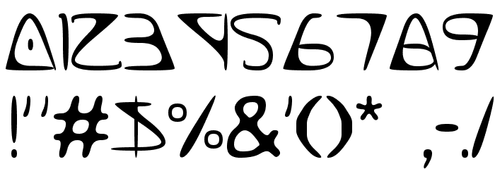 Too Late Font OTHER CHARS