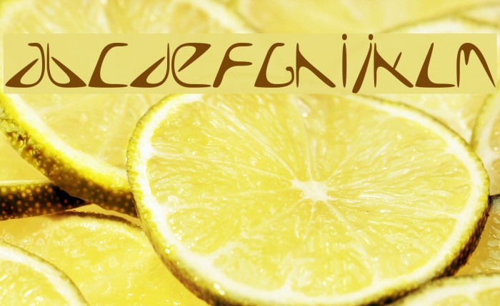Too Late Font examples