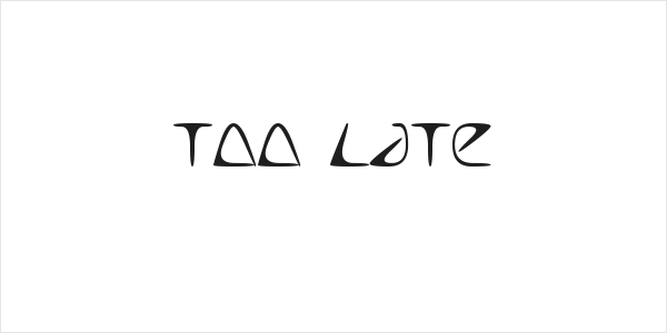 Too Late Logo
