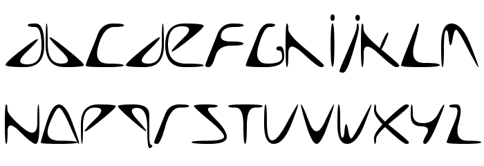 Too Late Font LOWERCASE