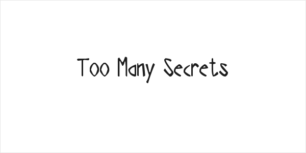 Too Many Secrets Logo
