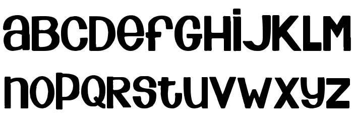 Too Much Paper! Font LOWERCASE