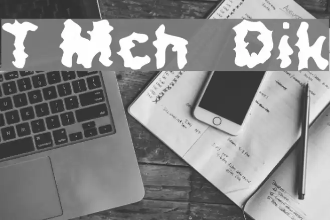 Too Much too Drink Font examples