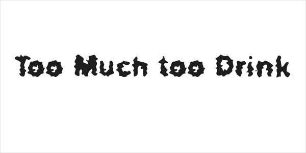 Too Much too Drink Logo