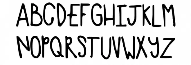 TooCrowded Schriftart Groß