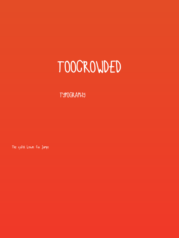 TooCrowded Poster