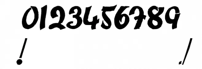 TooGoodToBeTrue Font OTHER CHARS