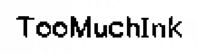 TooMuchInk  Fuentes Gratis Descargar