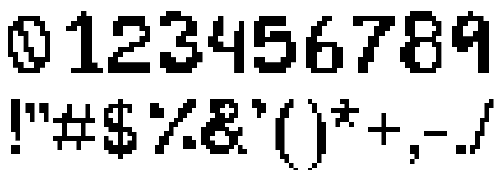 TooMuchInk Font OTHER CHARS