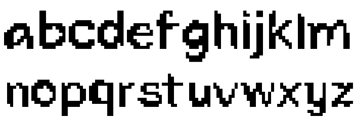TooMuchInk Font LOWERCASE