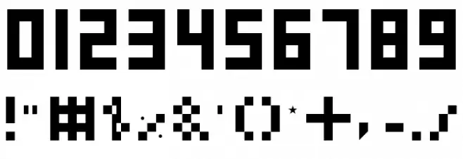 TooSimple Regular Font OTHER CHARS