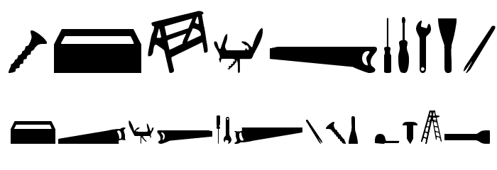 Tool Font OTHER CHARS