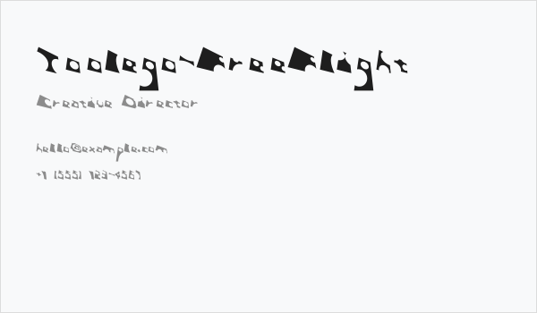 Toolego-FreeFlight Business Card