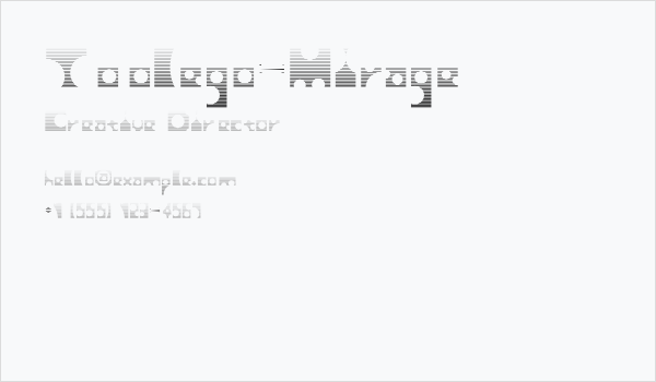Toolego-Mirage Business Card