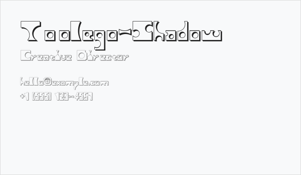 Toolego-Shadow Business Card