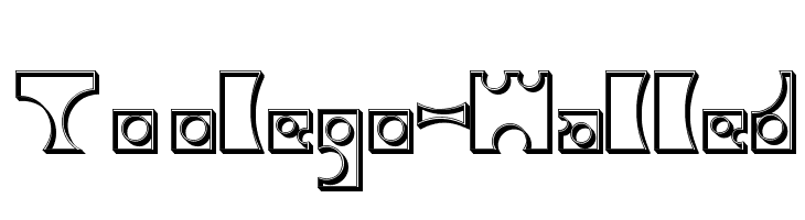 Toolego-Walled Font