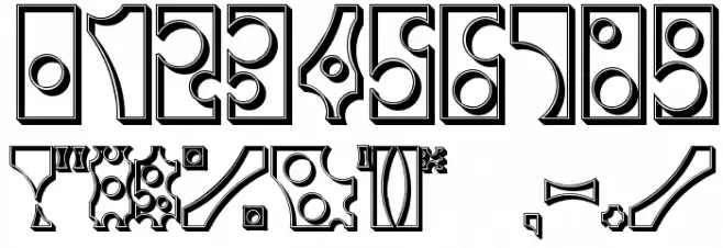 Toolego-Walled Font OTHER CHARS