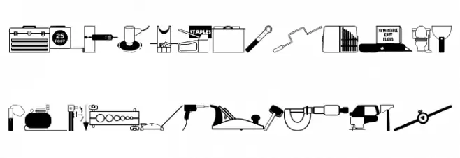 Tools Rule! JL Schriftart Groß