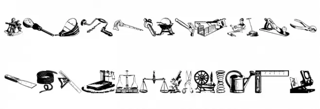 ToolsInstrumentsGadgets फ़ॉन्ट लोअरकेस