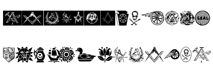 ToolsSymbols Font LOWERCASE