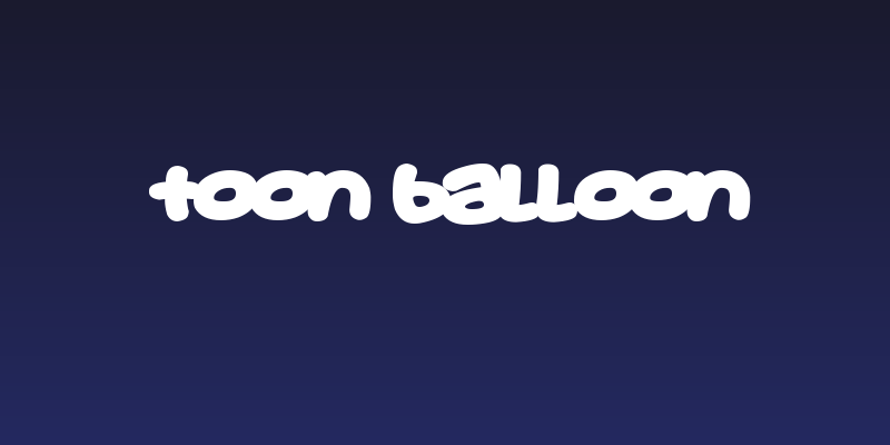 Toon Balloon Social Header