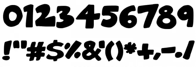 Toon Cats Font OTHER CHARS