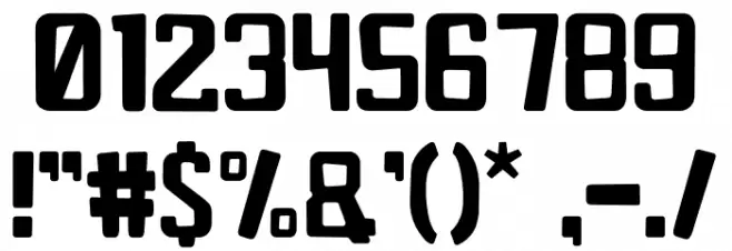 Toon-City Font OTHER CHARS