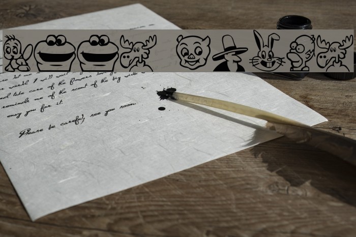 Toon Plain Font examples