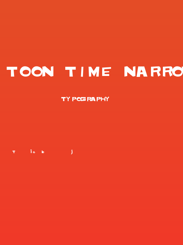 Toon-Time Narrow Poster