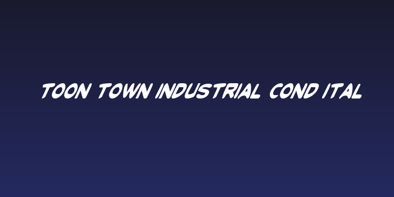 Toon Town Industrial Cond Ital Social Header