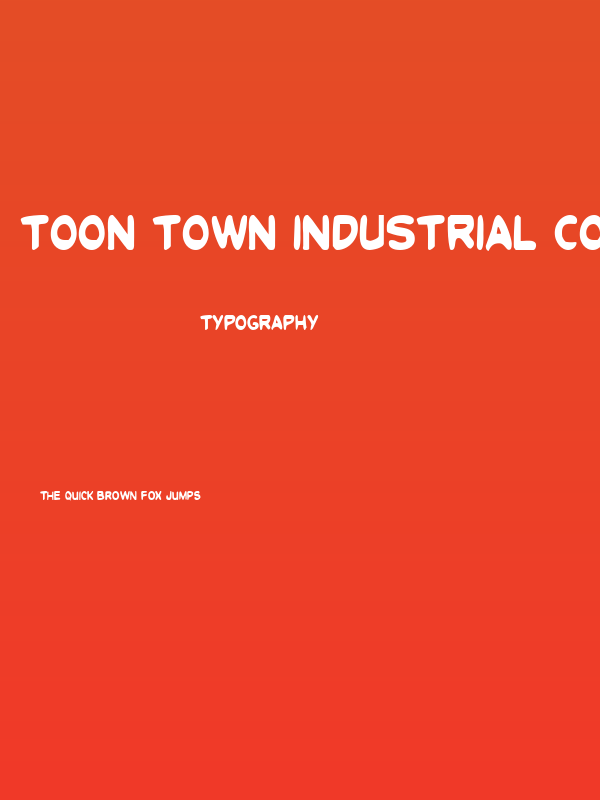 Toon Town Industrial Cond Poster