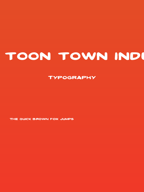 Toon Town Industrial Exp Poster