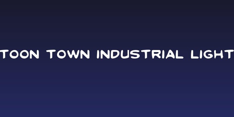Toon Town Industrial Light Social Header