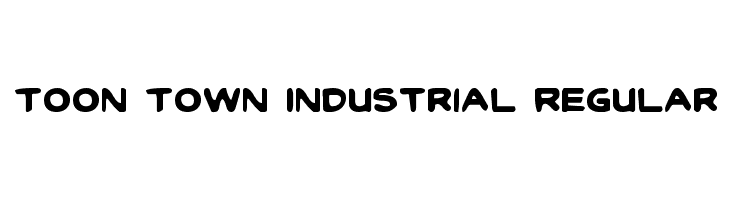 Toon Town Industrial Regular  免费字体下载