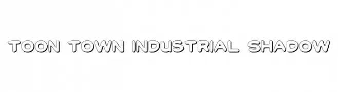 Toon Town Industrial Shadow  Descarca Fonturi Gratis