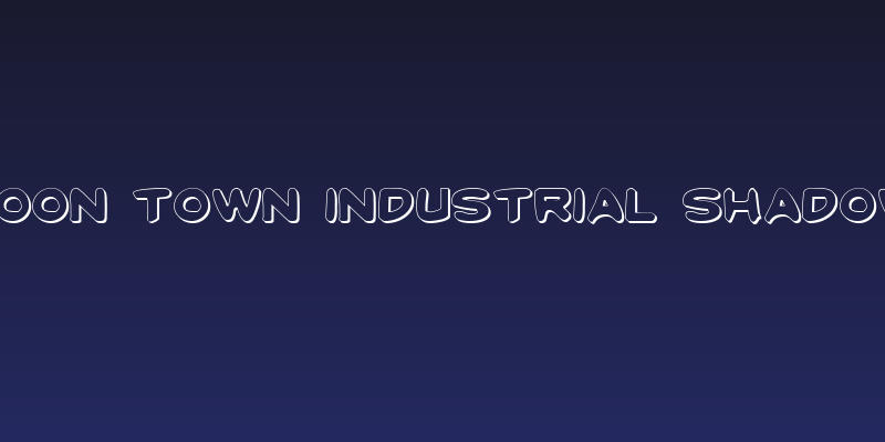 Toon Town Industrial Shadow Social Header