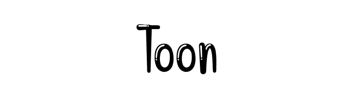 Toon  font caratteri gratis