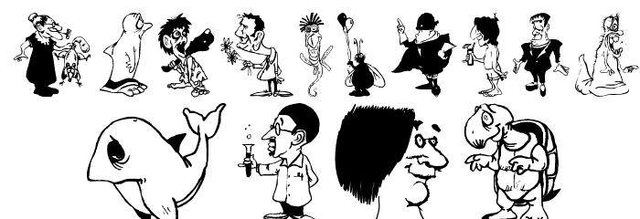 ToonCharsTwo Font OTHER CHARS