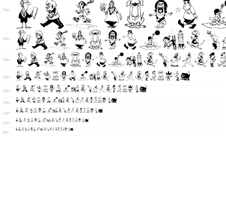 ToonCharsTwo Waterfall