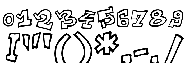 ToonLand Font OTHER CHARS