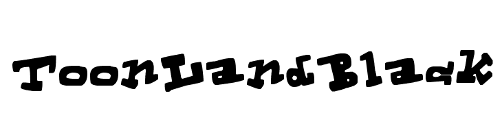 ToonLandBlack  नि: शुल्क फ़ॉन्ट्स डाउनलोड