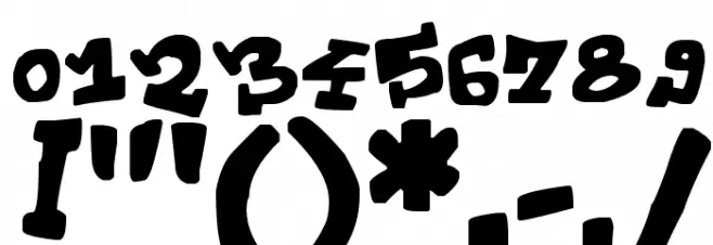 ToonLandBlack Font OTHER CHARS