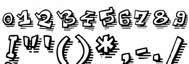 ToonLandShad Font OTHER CHARS