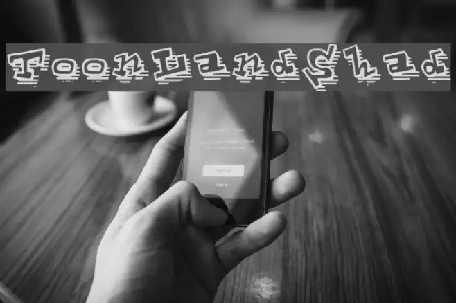 ToonLandShad Font examples