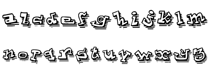 ToonLandShad Font LOWERCASE